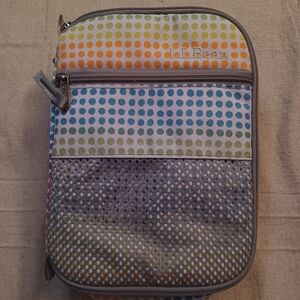 L.L. Bean NWOT Rainbow Dots Lunch Bag